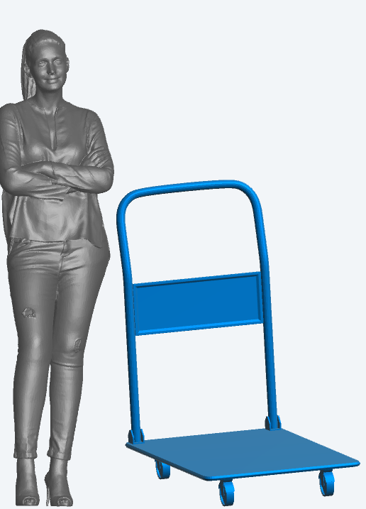 DA8 – Scale Model Platform Trolley