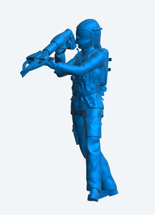 EMS21 – Modern Firefighter Rescue Crew with Electric Ram Available in 1/76, 1/64, 1/43, 1/35, 1/32, 1/24, and 1/18 scales