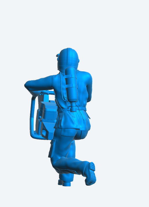 EMS22 – Rescue Firefighter with Large Stihl Chop Saw   1/76, 1/64, 1/43, 1/35, 1/32, 1/24 1/18