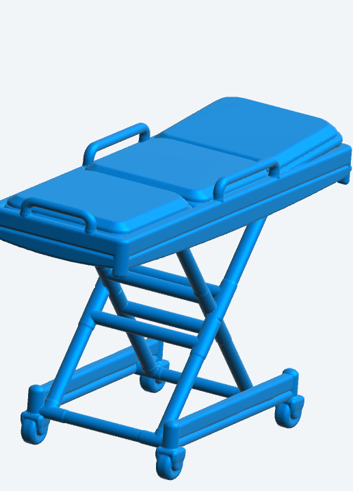 EMS33C – Scale Model Ambulance Stretcher / Gurney