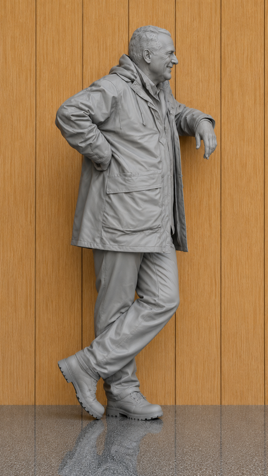 L30 Welsh Country Vet Figure – Unpainted Scale Model Rural Veterinarian Inspired by TV