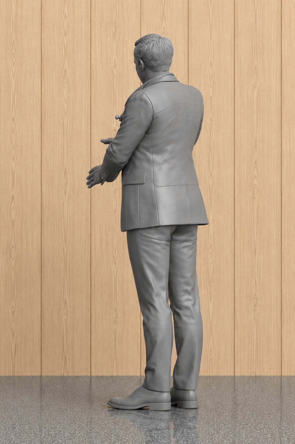 L31 Classic Yorkshire Vet Examining Livestock – Unpainted Scale Model Figure All Creatures Great and Small