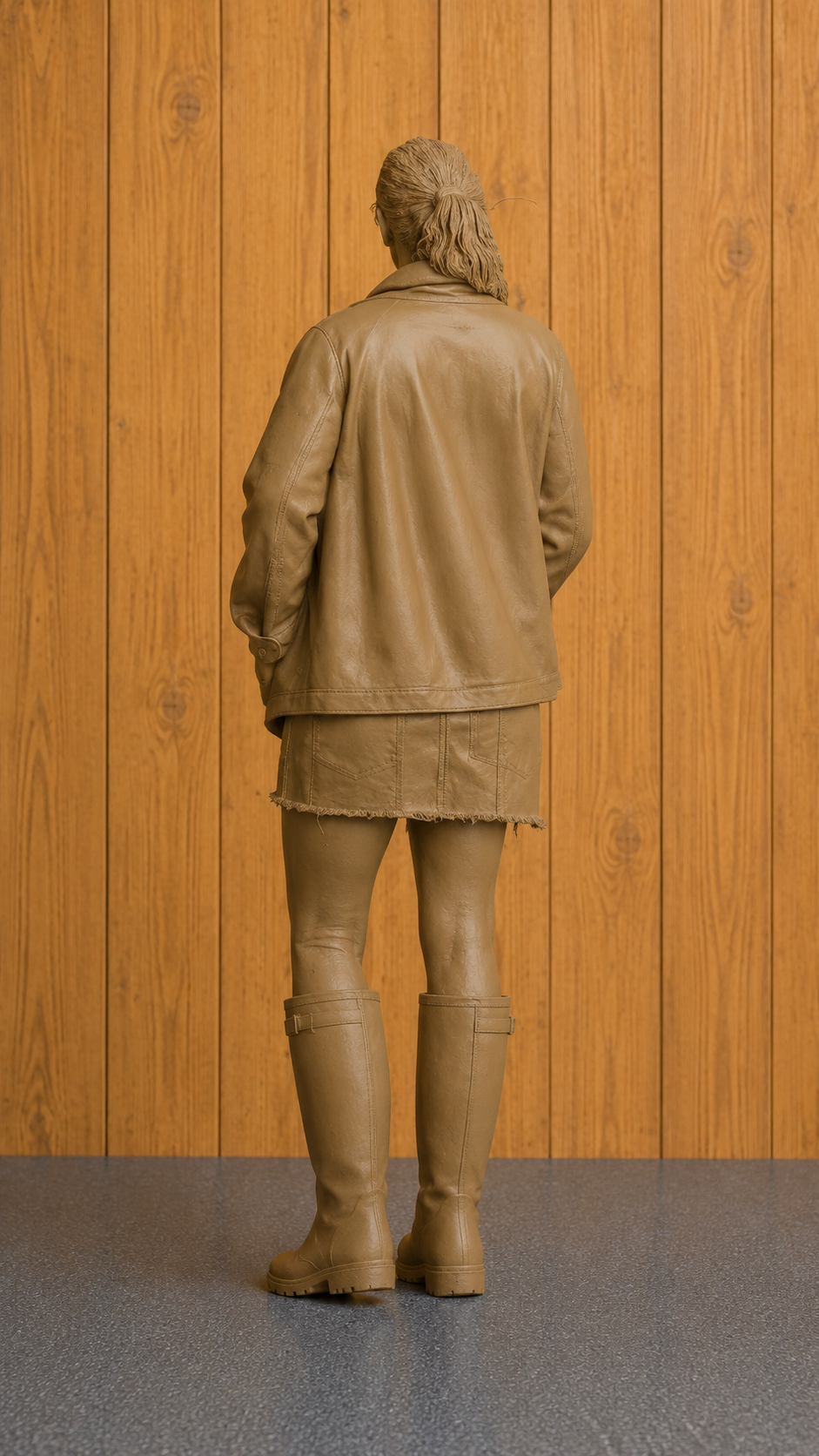 L34 Modern Yorkshire Shepherdess Unpainted Resin Miniature Figure