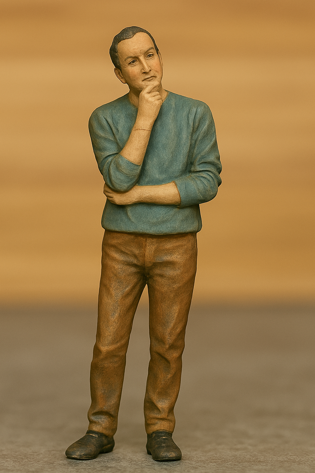 Model sailing boat RC Car Crew scale model figure