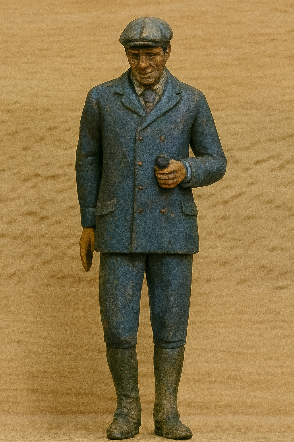 Scale Model Early to Mid-20th Century Gentleman with Compass M29