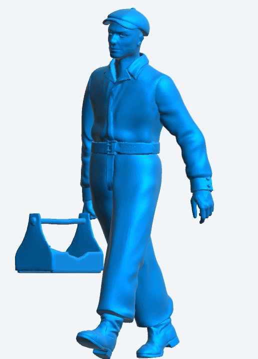 1:30 Multi Scale Model Early 20th Century Engineer Workman Figure M31