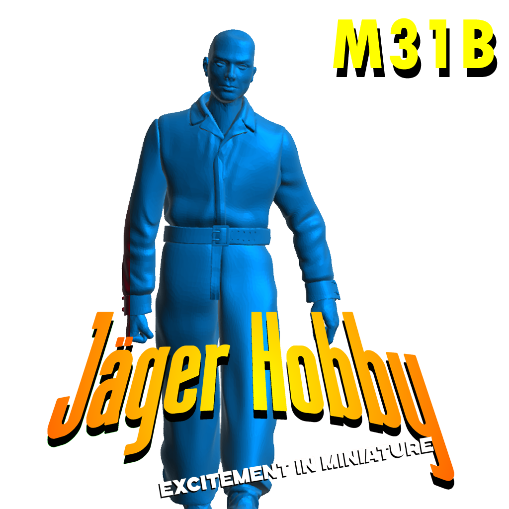 M31B Navy Deck Crew Walking – Scale Model Figure