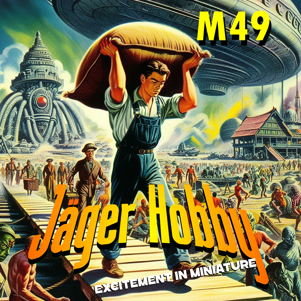 M49 – 1/48 Labourer Figurine Carrying Sack Miniature