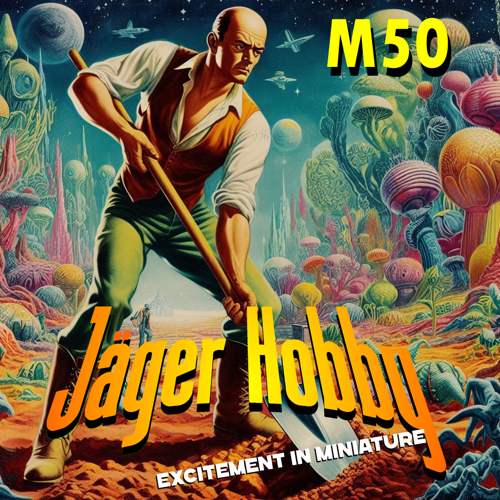 M50 1/43 multi Scale Man digging with One Foot on the Spade