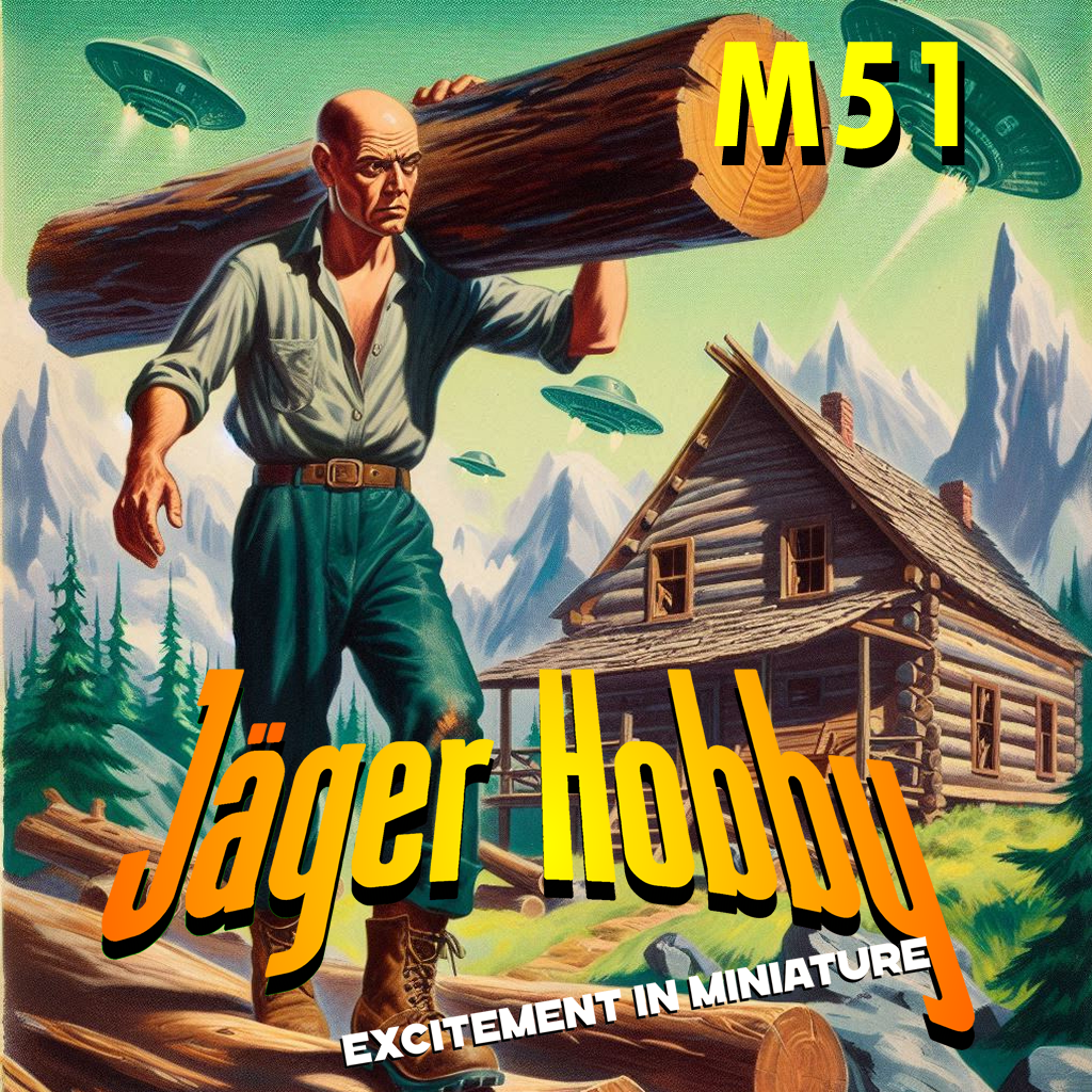 M51 – Lumberjack Carrying Log on Shoulder | 1:48 Scale Diorama Figure