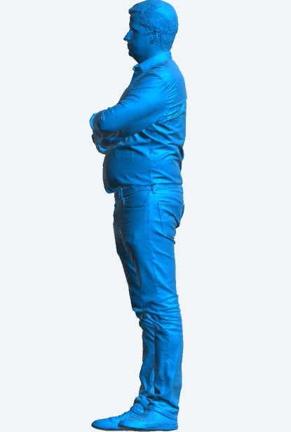 M57 – Man with Arms Crossed Looking Unimpressed | 1:43 Scale Diorama Figure