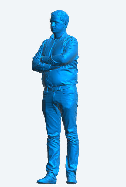 M57 – Man with Arms Crossed Looking Unimpressed | 1:43 Scale Diorama Figure