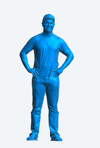 M58 – Male Spectator Wearing Baseball Cap | 1:32 Scale Die-Cast Figure