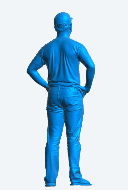 M58 – Male Spectator Wearing Baseball Cap | 1:32 Scale Die-Cast Figure