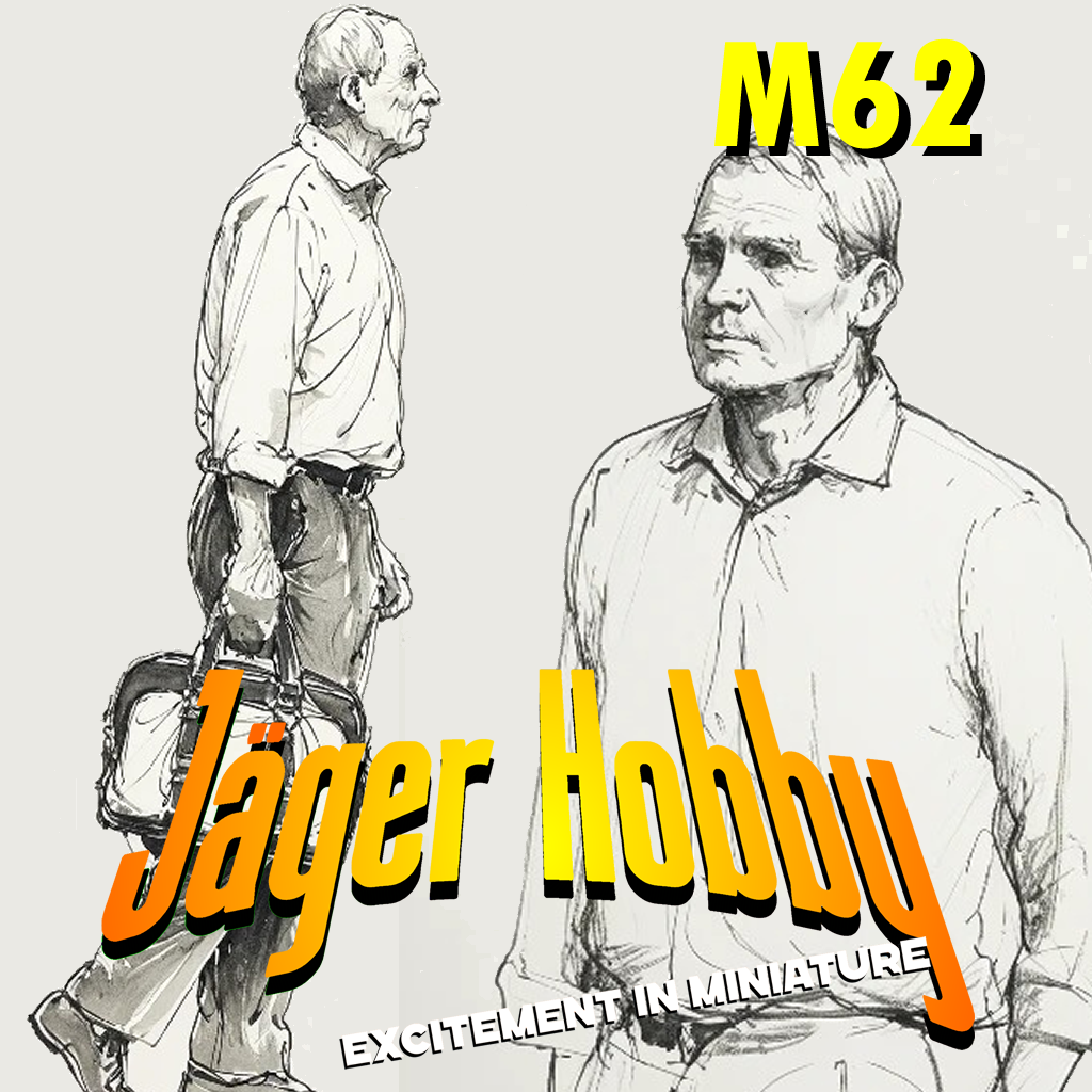 Smart Man Carrying Overnight Bag Scale Diorama Figure M62