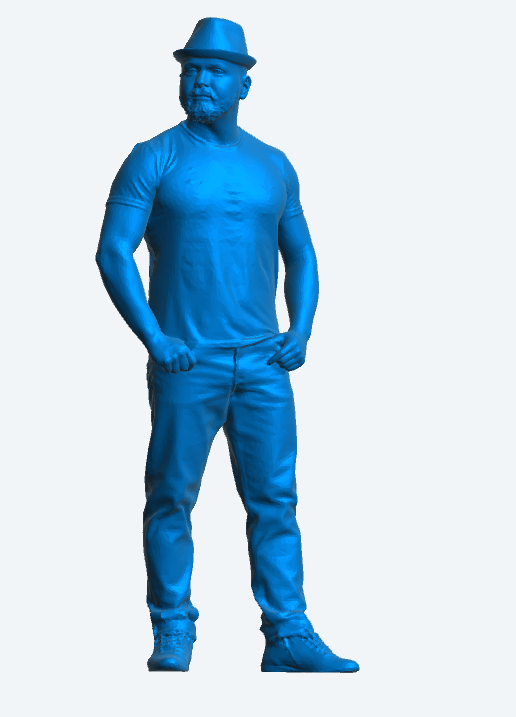 M73 – Casually Dressed modern 1/18 Male Figure Wearing Hat