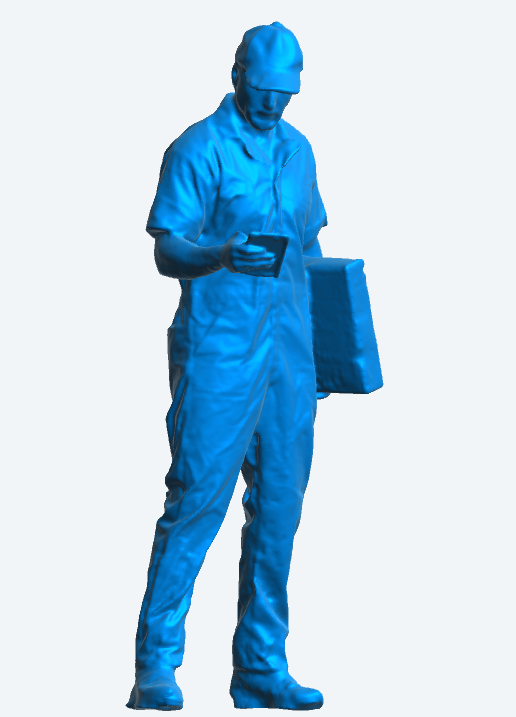 M79 multi scale Model Figure of Parcel Delivery Man