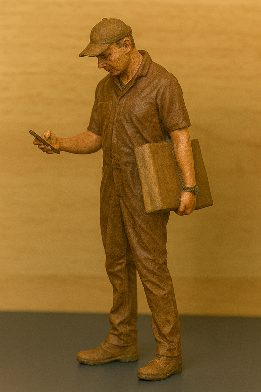 M79 multi scale Model Figure of Parcel Delivery Man
