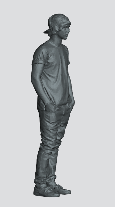 M90 – Casual Young Male Scale Model Figure (15mm–150mm)