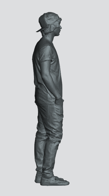 M90 – Casual Young Male Scale Model Figure (15mm–150mm)