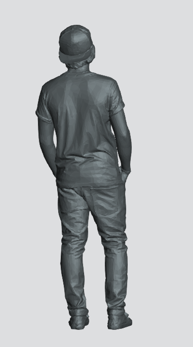 M90 – Casual Young Male Scale Model Figure (15mm–150mm)