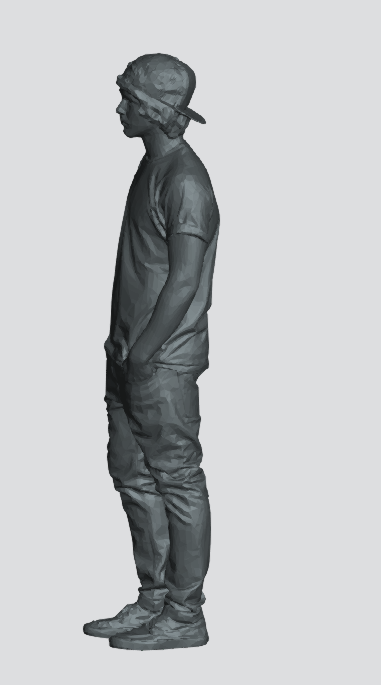 M90 – Casual Young Male Scale Model Figure (15mm–150mm)