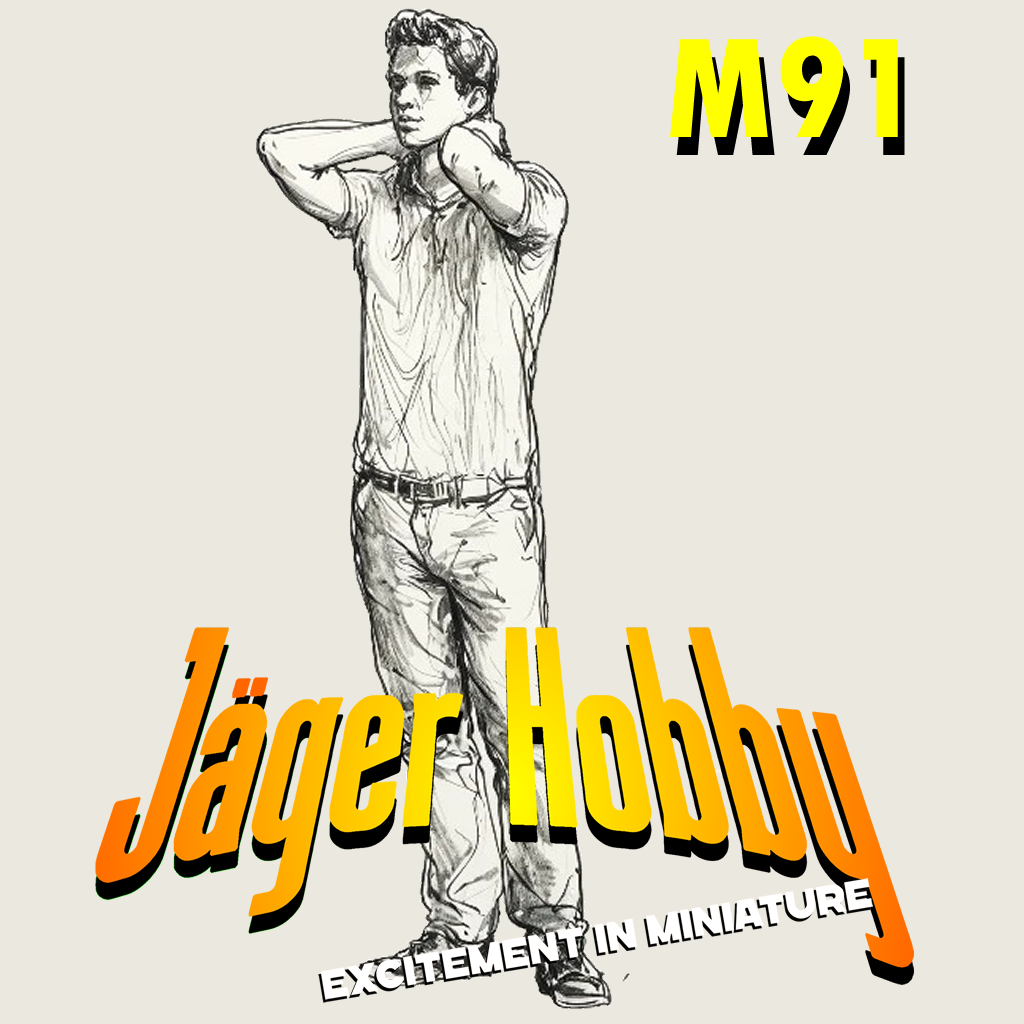 M91 – Scale model Relaxed Young Man Figure (15mm–150mm)