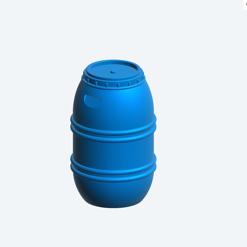 SA23 – Medium-Sized Plastic Barrel For Industrial, Dock, and Utility Dioramas