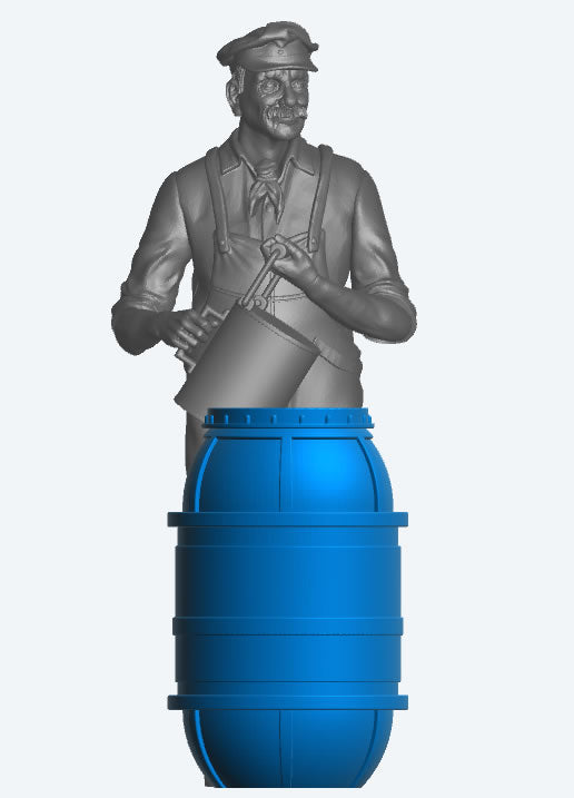 SA24 – Large Heavy-Duty Reinforced Plastic Barrel