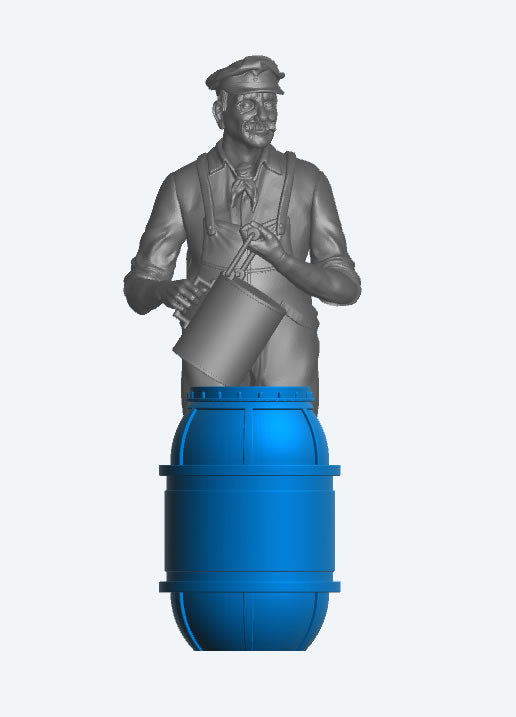 SA25 – Medium Heavy-Duty Reinforced Plastic Barrel