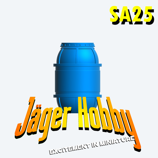 SA25 – Medium Heavy-Duty Reinforced Plastic Barrel