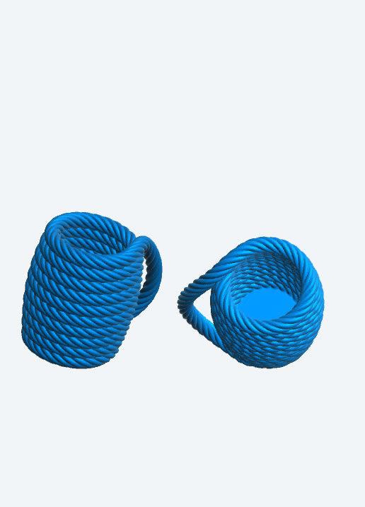 SA40 – Rope Coil Mugs Candle Holder