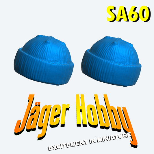 SA60 – Model Figure Ribbed Knitted Wool Hat