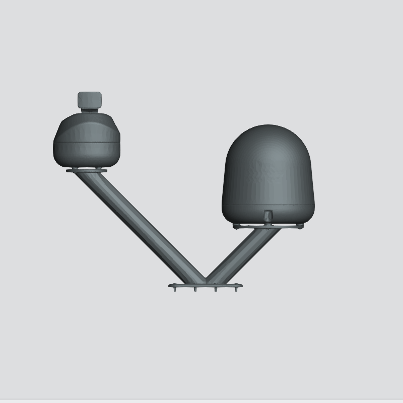 SA72 Radar & GPS Boat Mast – Super-Detail Scale Model Accessory (10mm–80mm Heights)