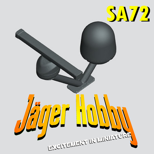 SA72 Radar & GPS Boat Mast – Super-Detail Scale Model Accessory (10mm–80mm Heights)