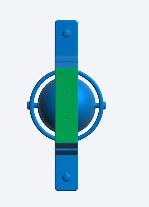 SA85 – Ship’s Brass Gimbal Surface Mount Compass