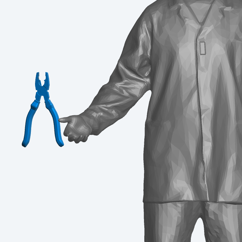 T25 – 1/18 Pliers for Workshop, Maintenance, and Industrial Dioramas