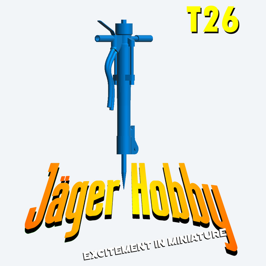 T26 – 1/18 Pneumatic Breaker Jack Hammer for Construction and Utility Dioramas