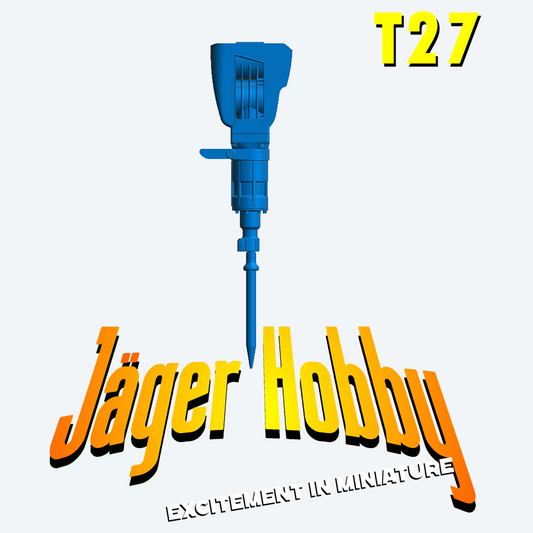 T27 – Electric Demolition Breaker Jack Hammer for Heavy-Duty Dioramas 1/43