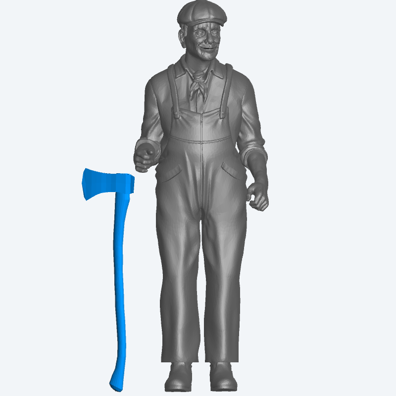 T7 1/87 Medium Handled Axe – Precision Scale Model Tool