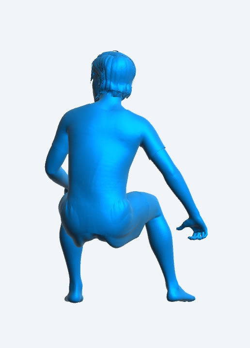 Casual Man Model Figure  Seated Steering Outboard Motor TG100