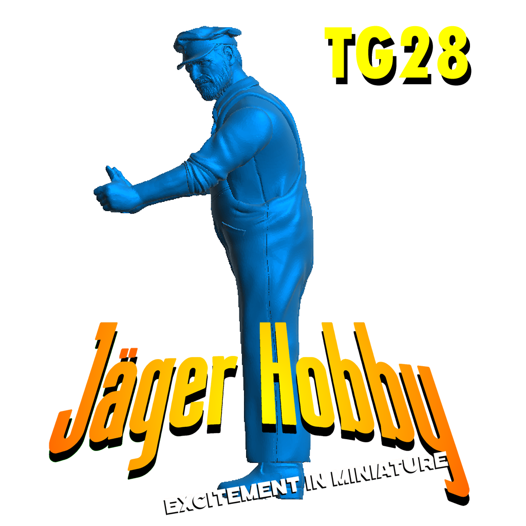Tug Boat Captain Scale Model Figure Jager Hobby TG28