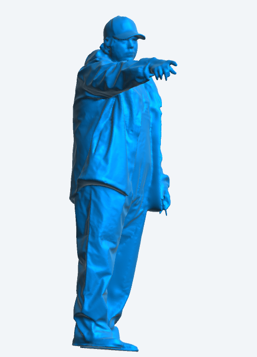 TG42 – Modern Scale Model Ship Crewman Pointing | Waterproofs & Sports Cap | Andrea Gail Style Figure