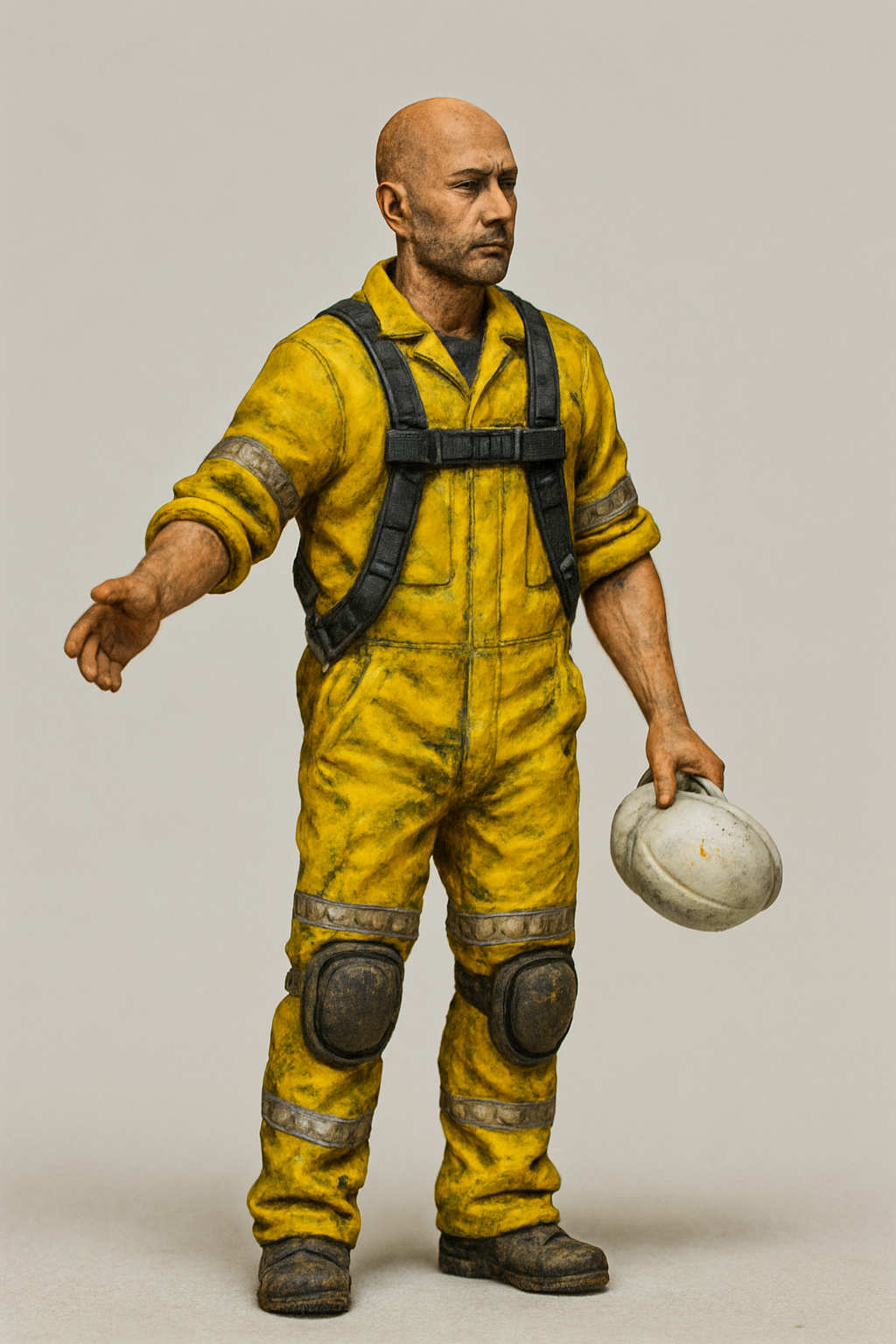 TG58 Dockyard / Tug Crew / Construction Worker Scale Model Figure