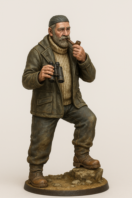 TG64B 1/32 Vosper MTB Model Crew Figure – Smoking Pipe,