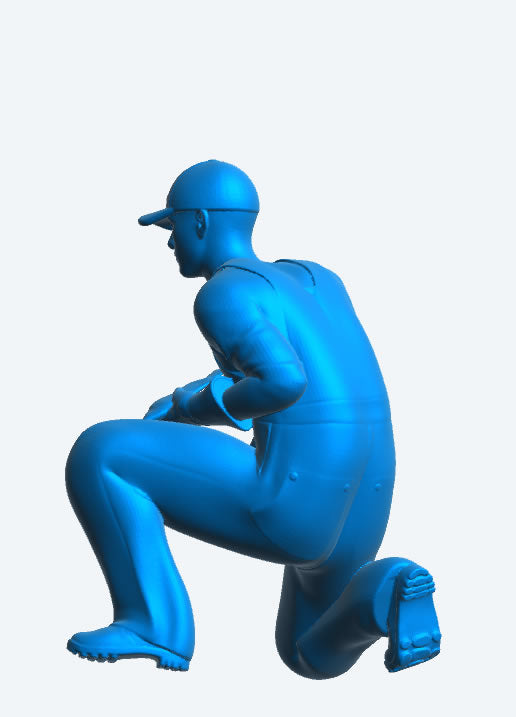 TG71c – Multi-Scale Model Crew Figure Crewman with Fish – Wearing Baseball Cap