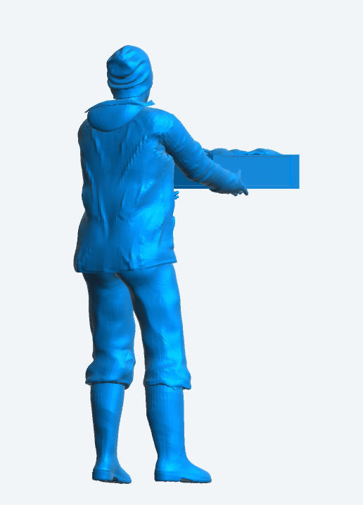 TG79 Fisherman Carrying Box of Fresh Fish – Jäger Hobby Scale Model Figure