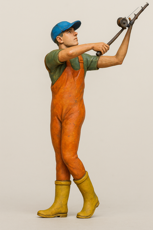 TG88 Fly Fisherman Casting Rod – Jäger Hobby Scale Model Figure