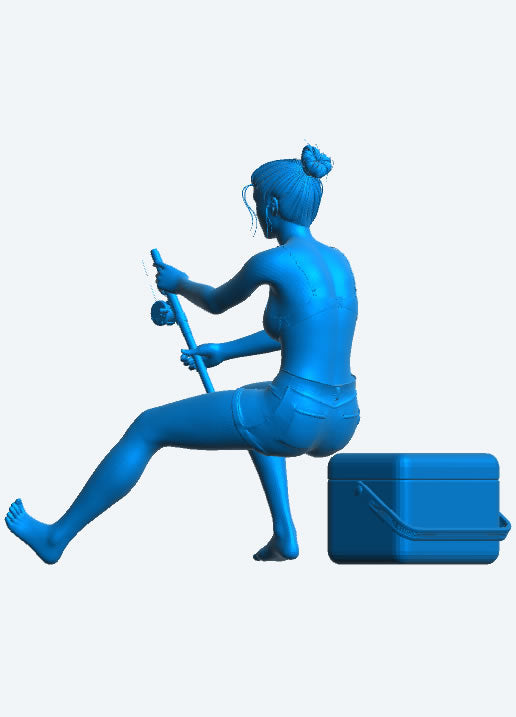 Fairey Huntsman Model Boat Crew figure Woman TG89