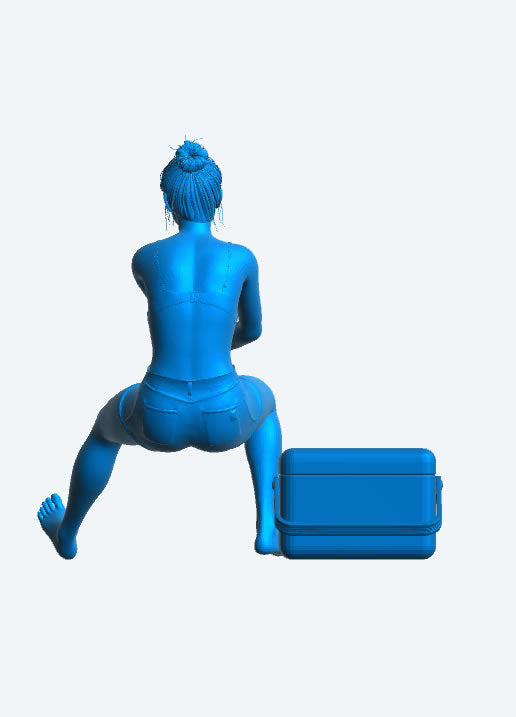 Fairey Huntsman Model Boat Crew figure Woman TG89